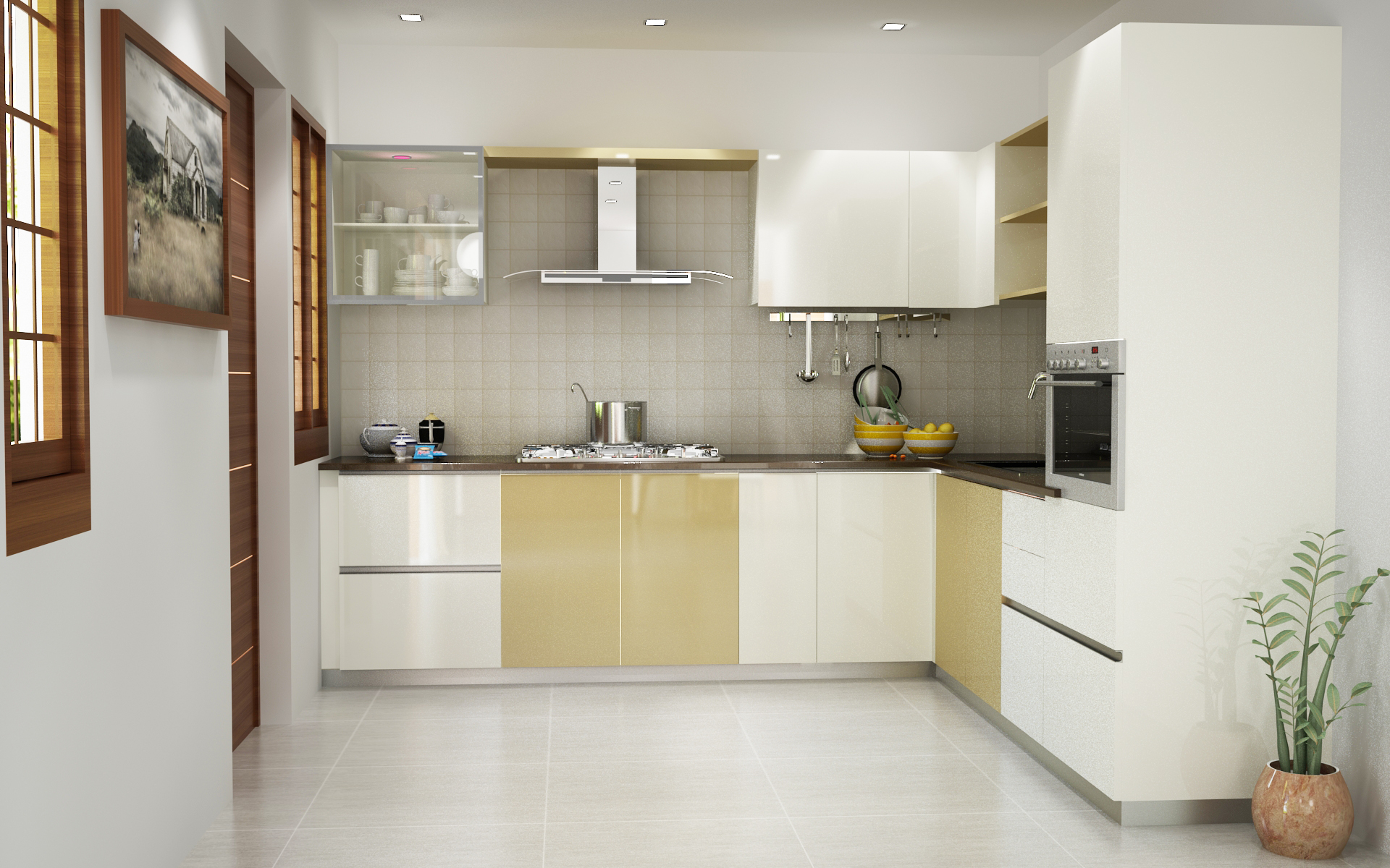 Different types of modular kitchen designs cabinet semi, parallel, straight,L,U,C,island shape