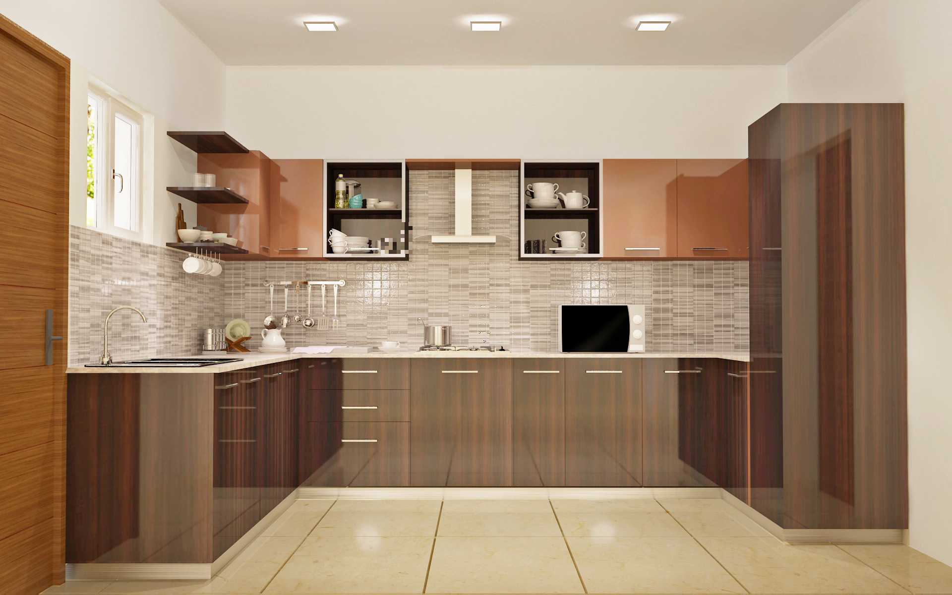 Wooden Modular Kitchen Designs Best Modular Kitchen Designs In ...